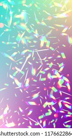  Iridescent Background. Holographic Light Glitch Effect.
Vector Rainbow Gradient with Sunshine Glare.  Creative Festive Backdrop. 
Mesh Holographic Foil. Trendy Hologram Vector Background.
