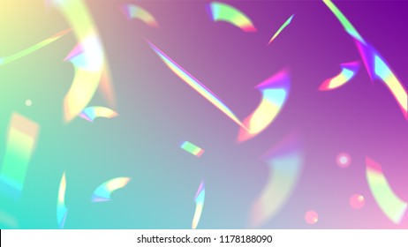  Iridescent Background. Holographic Light Glitch Effect.
Vector Rainbow Gradient with Sunshine Glare.  Mesh Holographic Foil. Trendy Hologram Vector Background. Creative Festive Backdrop. 
