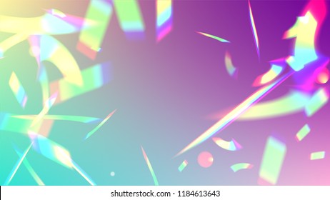  Iridescent Background. Holographic Light Glitch Effect.
Vector Rainbow Gradient with Sunshine Glare.  Creative Festive Backdrop. 
Mesh Holographic Foil. Trendy Hologram Vector Background.
