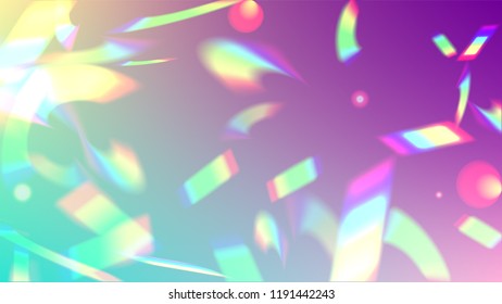  Iridescent Background. Holographic Light Glitch Effect.
Vector Rainbow Gradient with Sunshine Glare.  
 Trendy Hologram Vector Background. Mesh Holographic Foil. Creative Festive Backdrop. 
