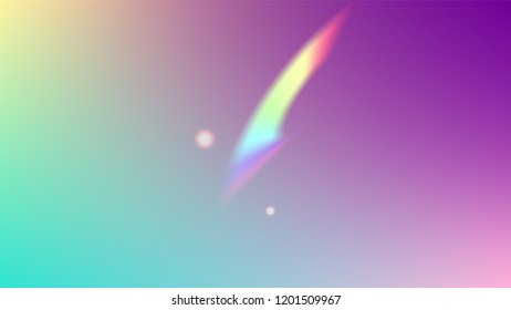  Iridescent Background. Holographic Light Glitch Effect.
Vector Rainbow Gradient with Sunshine Glare.  
Mesh Holographic Foil. Trendy Hologram Vector Background. Creative Festive Backdrop. 
