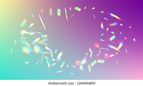 Iridescent Background. Holographic Light Glitch Effect.
Vector Rainbow Gradient with Sunshine Glare.  Creative Festive Backdrop. 
Mesh Holographic Foil. Trendy Hologram Vector Background.
