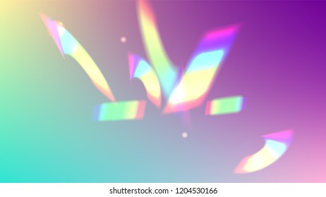  Iridescent Background. Holographic Light Glitch Effect.
Vector Rainbow Gradient with Sunshine Glare.  Creative Festive Backdrop. 
Mesh Holographic Foil. Trendy Hologram Vector Background.
