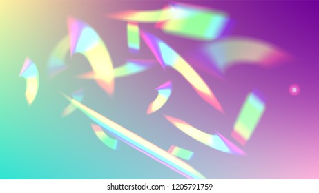  Iridescent Background. Holographic Light Glitch Effect.
Vector Rainbow Gradient with Sunshine Glare.  Creative Festive Backdrop. 
Mesh Holographic Foil. Trendy Hologram Vector Background.
