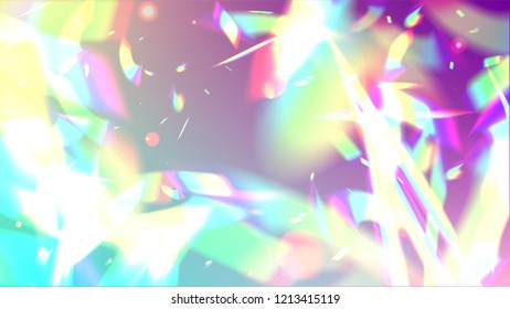  Iridescent Background. Holographic Light Glitch Effect.
Vector Rainbow Gradient with Sunshine Glare.  Creative Festive Backdrop. 
Mesh Holographic Foil. Trendy Hologram Vector Background.
