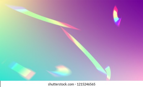  Iridescent Background. Holographic Light Glitch Effect.
Vector Rainbow Gradient with Sunshine Glare.  
 Trendy Hologram Vector Background. Mesh Holographic Foil. Creative Festive Backdrop. 
