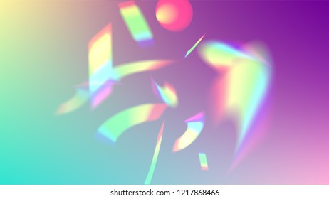  Iridescent Background. Holographic Light Glitch Effect.
Vector Rainbow Gradient with Sunshine Glare.  
Mesh Holographic Foil. Trendy Hologram Vector Background. Creative Festive Backdrop. 
