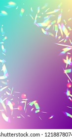  Iridescent Background. Holographic Light Glitch Effect.
Vector Rainbow Gradient with Sunshine Glare.  
 Trendy Hologram Vector Background. Mesh Holographic Foil. Creative Festive Backdrop. 
