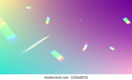  Iridescent Background. Holographic Light Glitch Effect.
Vector Rainbow Gradient with Sunshine Glare.  
 Trendy Hologram Vector Background. Mesh Holographic Foil. Creative Festive Backdrop. 
