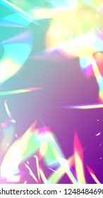  Iridescent Background. Holographic Light Glitch Effect.
Vector Rainbow Gradient with Sunshine Glare.  
 Trendy Hologram Vector Background. Mesh Holographic Foil. Creative Festive Backdrop. 
