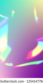  Iridescent Background. Holographic Light Glitch Effect.
Vector Rainbow Gradient with Sunshine Glare.  Creative Festive Backdrop. 
Mesh Holographic Foil. Trendy Hologram Vector Background.
