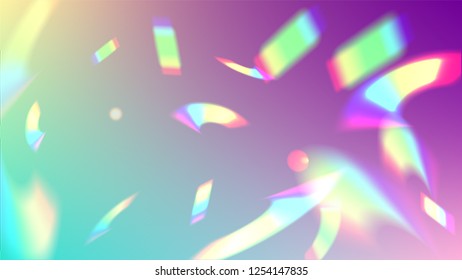  Iridescent Background. Holographic Light Glitch Effect.
Vector Rainbow Gradient with Sunshine Glare.  
Mesh Holographic Foil. Trendy Hologram Vector Background. Creative Festive Backdrop. 
