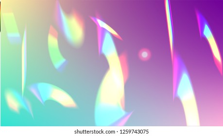  Iridescent Background. Holographic Light Glitch Effect.
Vector Rainbow Gradient with Sunshine Glare.  
Mesh Holographic Foil. Trendy Hologram Vector Background. Creative Festive Backdrop. 
