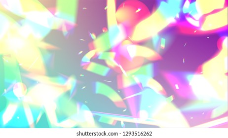  Iridescent Background. Holographic Light Glitch Effect.
Vector Rainbow Gradient with Sunshine Glare.  
 Trendy Hologram Vector Background. Mesh Holographic Foil. Creative Festive Backdrop. 

