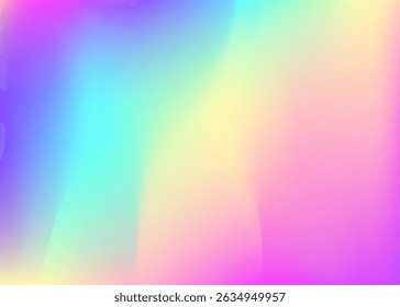 Iridescent Background. Holographic Texture. Vibrant Light. Abstract Texture. Pastel Fluid. Retro Geometry Illustration. Purple Metal Gradient. Blur Shapes. Pink Iridescent Background