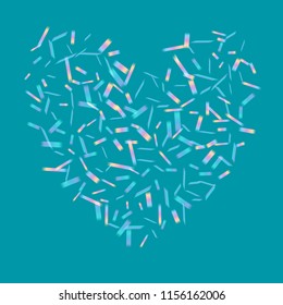 Iridescent Background. Holographic Background. Vector Rainbow Gradient. Mesh Holographic.