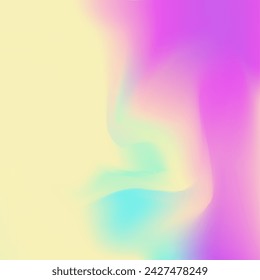 Iridescent Background. Metal Shapes. Unicorn Mesh. Abstract Gradient. Soft Holography Template. Violet Neon Gradient. Graphic Flyer. Pearlescent Texture. Purple Iridescent Background