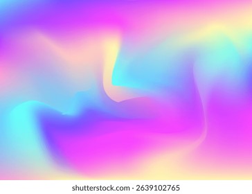 Iridescent Background. Metal Spectrum Invitation. Holographic Gradient. Purple Neon Texture. Plastic Cover. Blur Concept. Liquid Fluid. Pearlescent Gradient. Pink Iridescent Background