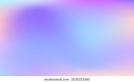 Fundo Iridescente. Líquido Mínimo. Textura Do Holograma. Folheto Futurístico Suave. Papel unicórnio. Gradiente Pearlescent. Imagem Pop. Textura de néon rosa. Fundo Azul Iridescente