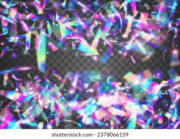 Fondo irlandés. Flare de fiesta. Aceite deslumbrante. El Carnaval se esparce. Glitch Glare. Glamour Art. Glitter Retro Rosa. Fondo Prismático Disco. Fondo irlandés azul