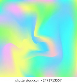 Iridescent Background. Pastel Mesh. Soft Fluid. Blur Glitter. Psychedelic Shiny Texture. Pearlescent Gradient. Pop Geometric Invitation. Abstract Gradient. Blue Iridescent Background