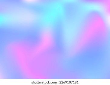 Iridescent Background. Pearlescent Gradient. Purple Shiny Texture. Abstract Texture. Pop Holography Illustration. Neon Glitter. Rainbow Cover. Hipster Flyer. Violet Iridescent Background
