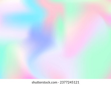 Iridescent Background. Rainbow Card. Shiny Gasoline Invitation. Vintage Fluid. Holographic Texture. Pop Vector. Purple Metal Gradient. Hologram Gradient. Pink Iridescent Background