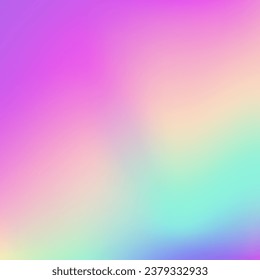 Iridescent Background. Rainbow Fluid. Violet Metal Gradient. Soft Concept. Holographic Texture. Liquid Mesh. Hologram Gradient. Retro Futuristic Illustration. Pink Iridescent Background