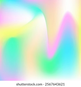 Iridescent Background. Retro Poster. Holographic Gradient. Abstract Gradient. Pop Holography Template. Soft Mesh. Tie Dye Neon Texture. Plastic Fluid. Pink Iridescent Background