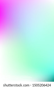 Iridescent, Blurred Gradient Mesh.  Blue Screen Iridescent, Minimal, Blurred Background.  Bright, Iridescent, Hipster Poster. For Web Applications, Mobiles, Screen Template.