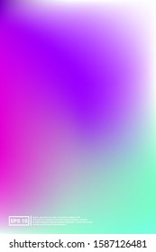 Iridescent, Blurred Gradient Mesh.  Blue Screen Iridescent, Minimal, Blurred Background.  Vivid, Iridescent, Futuristic Banner. For Web Applications, Mobiles, Screen Template.