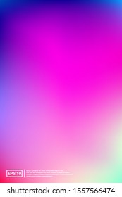 Iridescent, Blurred Gradient Mesh.  Multicolor Screen Iridescent, Minimal, Blurred Background.  Vivid, Mesh, Party Backdrop. For Web Applications, Mobiles, Screen Template.