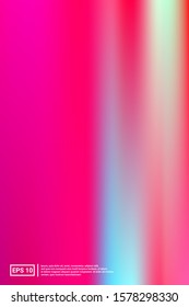 Iridescent, Blurred Gradient Mesh.  Pink Screen Iridescent, Minimal, Blurred Background.  Multicolor, Mesh, Futuristic Background. For Web Applications, Mobiles, Screen Template.