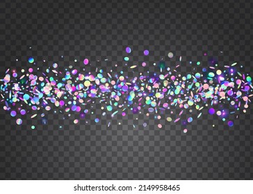 Iridescent Confetti. Blue Blur Texture. Party Flyer. Birthday Glare. Light Effect. Shiny Abstract Backdrop. Bright Art. Glitter Foil. Pink Iridescent Confetti