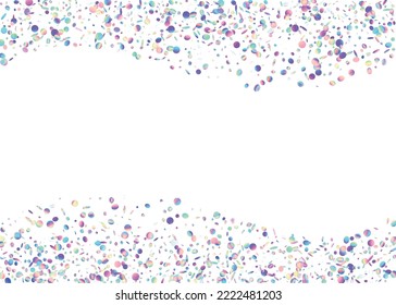 Iridescent Confetti. Luxury Art. Rainbow Texture. Modern Foil. Laser Flyer. Pink Party Tinsel. Carnival Sparkles. Disco Multicolor Gradient. Blue Iridescent Confetti