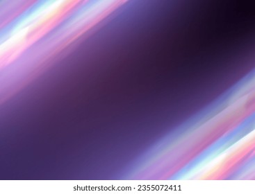 Efecto de reflexión sobre la filtración de cristal irlandés. Luces ópticas de arco iris, resplandor, filtración, superposición de rayas. caía confetti. Lentes vectoriales coloridas vectoriales y bengalas luminosas con efectos transparentes.