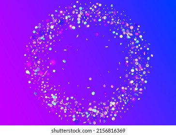 Iridescent Glitter. Purple Retro Tinsel. Webpunk Art. Metal Flare. Fiesta Foil. Transparent Texture. Glitch Effect. Party Celebrate Gradient. Blue Iridescent Glitter