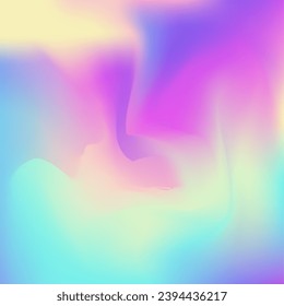 Iridescent Gradient. Abstract Background. Pastel Fluid. Neon Vector. Holographic Background. Blue Shiny Texture. Soft Geometric Brochure. Metalic Mesh. Purple Iridescent Gradient