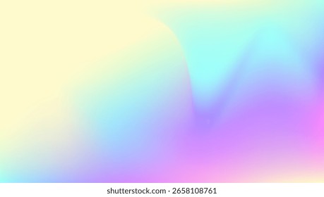 Iridescent Gradient. Abstract Background. Violet Blur Texture. Holographic Background. Metal Futuristic Brochure. Hipster Foil. Minimal Mesh. Retro Vector. Blue Iridescent Gradient