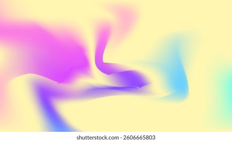 Iridescent Gradient. Abstract Texture. Pop Spectrum Backdrop. Pink Blur Background. Bright Flyer. Hologram Background. Metalic Paper. Retro Vector. Blue Iridescent Gradient