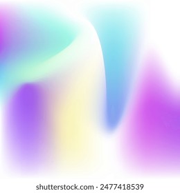 Iridescent Gradient. Bright Mesh. Chrome Card. Holographic Background. Abstract Background. Shiny Multicolor Invitation. Pink Retro Texture. Soft Image. Purple Iridescent Gradient