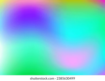 Iridescent Gradient. Digital Light. Pop Image. Trendy Mesh. Pearlescent Texture. Metal Spectrum Backdrop. Abstract Background. Violet Neon Background. Purple Iridescent Gradient