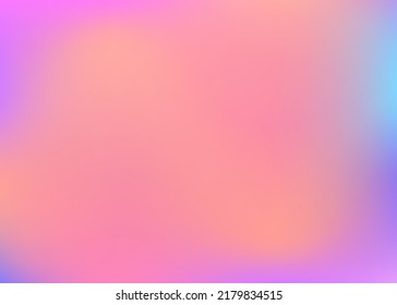 Gradiente irlandés. Fantasía. Malla arcoiris. Textura del Holograma. Fondo Holográfico. Textura de desenfoque morado. Patrón suave. Invitación a la Holografía Neon. Gradiente irlandés rosado