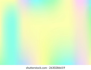 Iridescent Gradient. Hologram Texture. Fashion Foil. Retro Glitch. Soft Mesh. Neon Spectrum Backdrop. Tie Dye Pop Background. Abstract Background. Green Iridescent Gradient