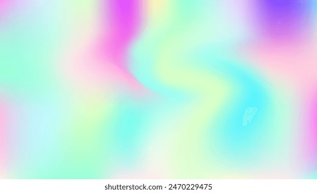 Iridescent Gradient. Holographic Texture. Digital Cover. Neon Multicolor Brochure. Shiny Pattern. Pink Blur Texture. Pearlescent Background. Fantasy Light. Violet Iridescent Gradient