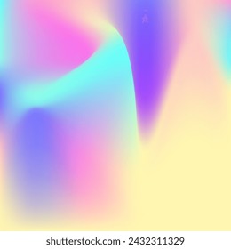 Iridescent Gradient. Holographic Texture. Metal Gasoline Illustration. Abstract Texture. Modern Mesh. Purple Shiny Background. Pop Surface. Fantasy Flyer. Pink Iridescent Gradient