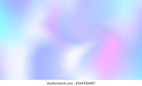 Iridescent Gradient. Modern Mesh. Blue Shiny Background. Neon Shapes. Pearlescent Texture. Hipster Paper. Soft Minimalist Brochure. Holographic Texture. Pink Iridescent Gradient