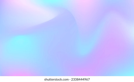 Iridescent Gradient. Neon Multicolor Template. Trendy Fluid. Violet Metal Texture. Pastel Light. Holographic Background. Abstract Background. Pop Effect. Pink Iridescent Gradient