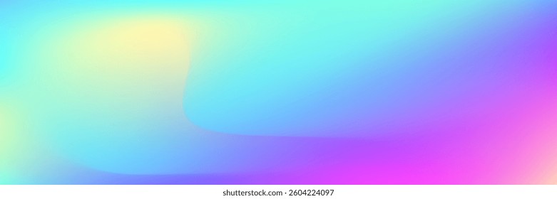Iridescent Gradient. Pearlescent Background. Graphic Mesh. Rainbow Fluid. Pop Holography Template. Blue Retro Texture. Abstract Background. Soft Vector. Pink Iridescent Gradient