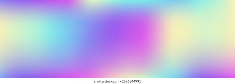 Iridescent Gradient. Pearlescent Texture. Plastic Mesh. Graphic Card. Blue Metal Background. Retro Holography Invitation. Abstract Texture. Blur Concept. Pink Iridescent Gradient
